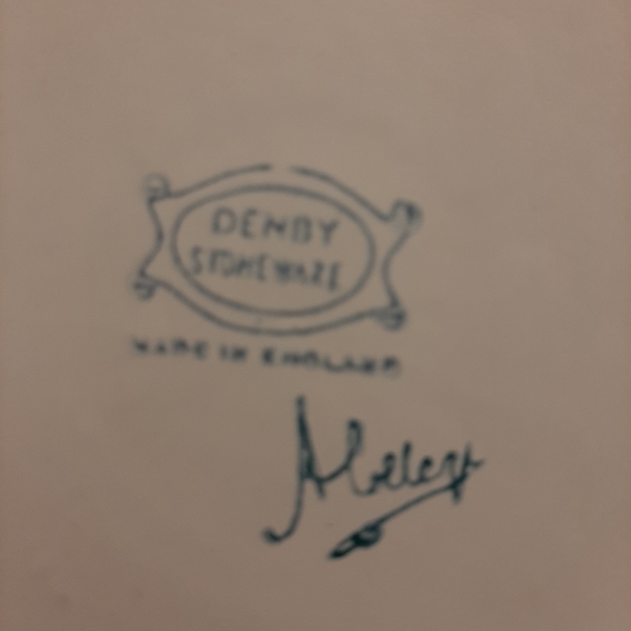 Vintage Denby rooster dinnerware set with signatur - Picture 2 of 3